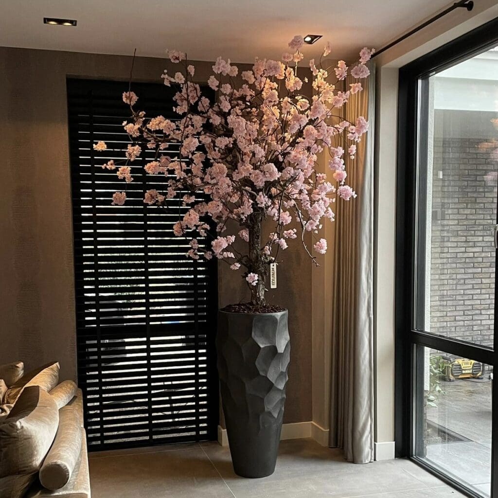 Roze kunstbloesemboom in pot Nathan - op maat gemaakt door STYLERZ24