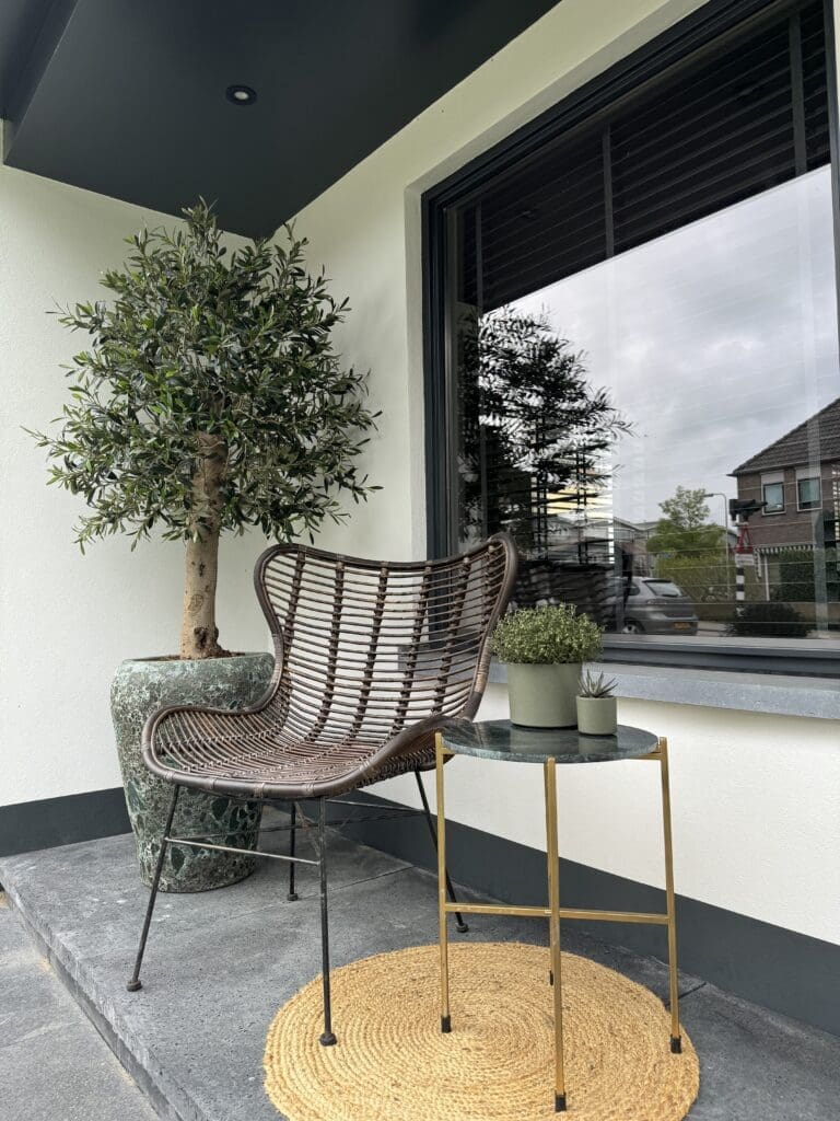 Kunst olijfboom veranda - op maat gemaakt door STYLERZ24