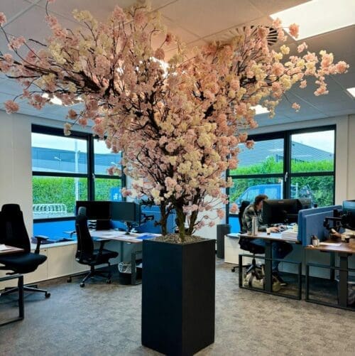 Kunstbloesemboom roze 3 armen - op maat gemaakt door STYLERZ24