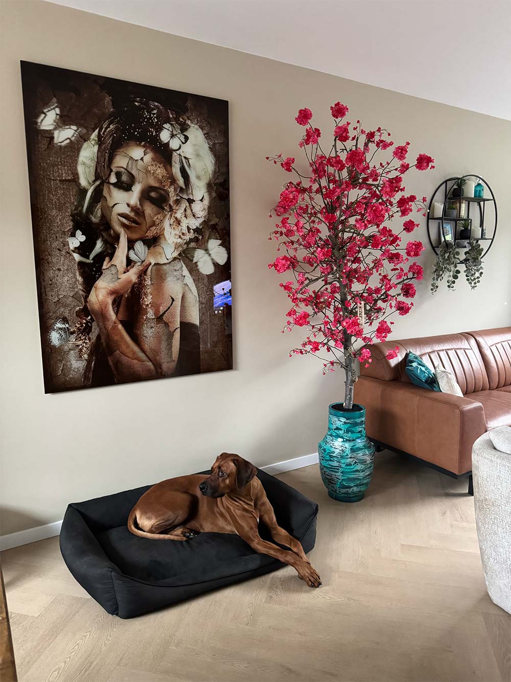 Beauty kunstbloesemboom in bestaande pot van klant STYLERZ24