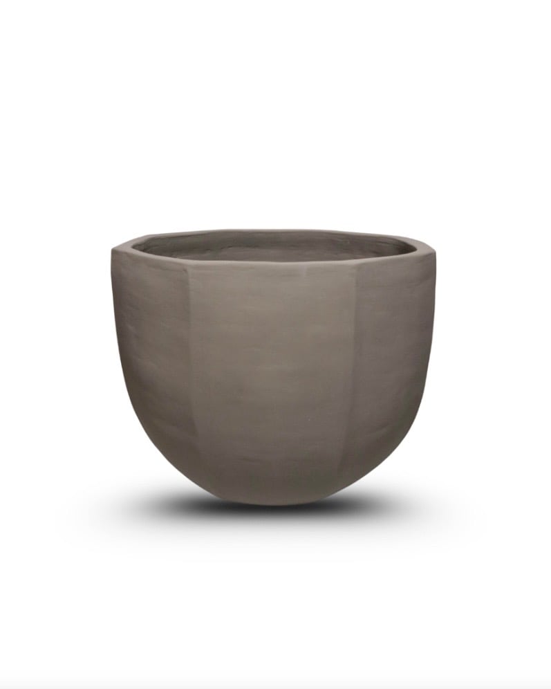 Bombyxx Bali pot grey terracotta – Hollands design – H45 x D60 cm STYLERZ24