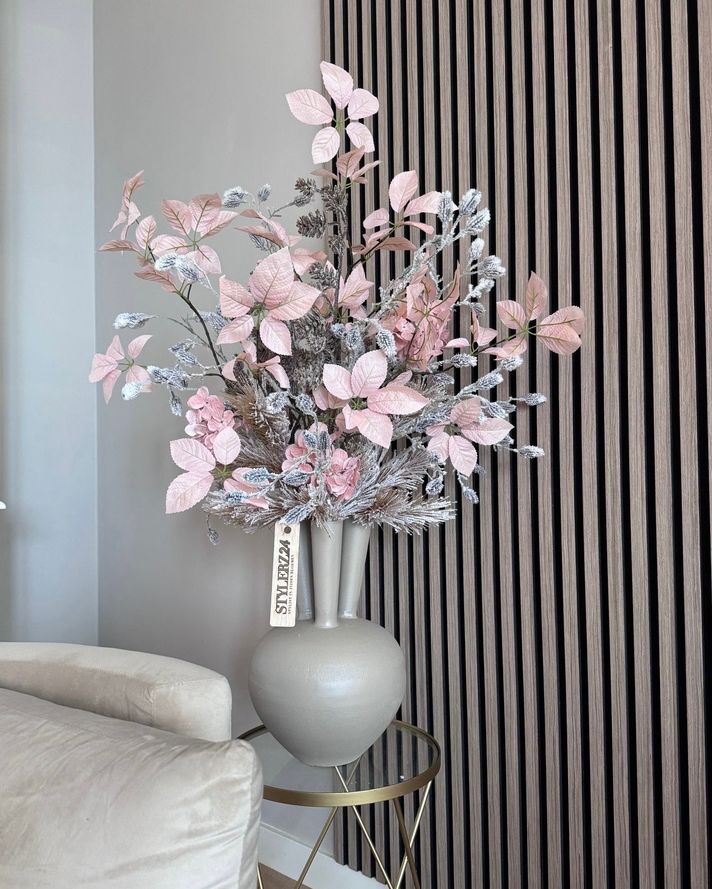 Zijden boeket Xanthe - zijden bloemen boeket door STYLERZ24